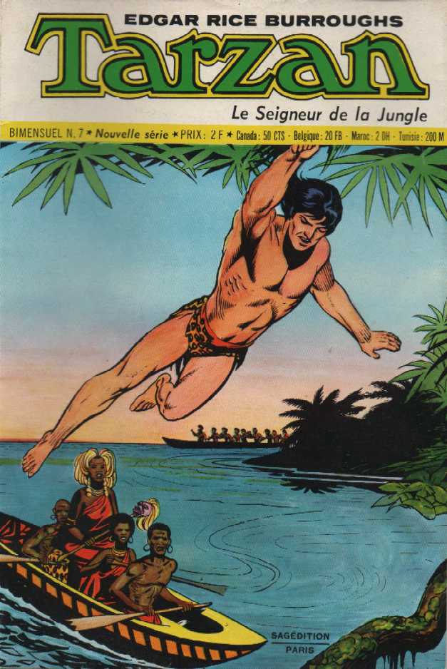 Scan de la Couverture Tarzan Nouvelle Srie n 7